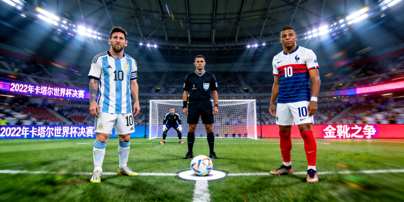 2022年卡塔尔世界杯决赛 - 梅西与姆巴佩的金靴之争，点球大战决出胜负