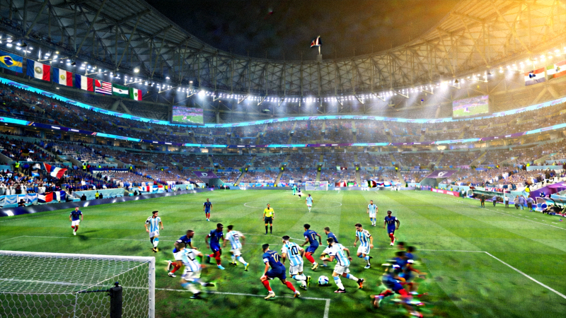 2022年卡塔尔世界杯决赛 - 阿根廷与法国在卢赛尔体育场激烈对决